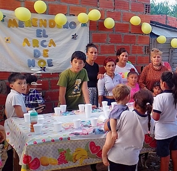 El trabajo comunitario sigue creciendo en Ampliación San Jorge merendero1